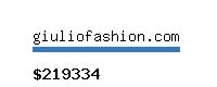 giuliofashion.com Website value calculator