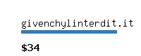 givenchylinterdit.it Website value calculator