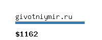 givotniymir.ru Website value calculator