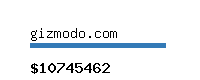 gizmodo.com Website value calculator