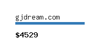 gjdream.com Website value calculator