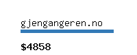 gjengangeren.no Website value calculator