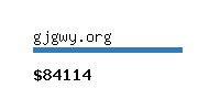 gjgwy.org Website value calculator