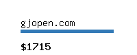 gjopen.com Website value calculator