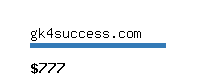 gk4success.com Website value calculator