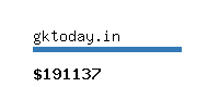 gktoday.in Website value calculator