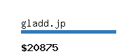 gladd.jp Website value calculator