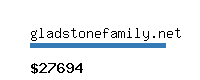 gladstonefamily.net Website value calculator