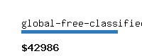 global-free-classified-ads.com Website value calculator