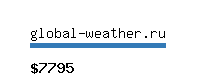 global-weather.ru Website value calculator