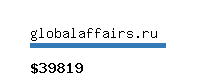 globalaffairs.ru Website value calculator