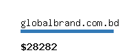 globalbrand.com.bd Website value calculator