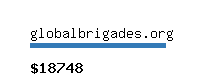 globalbrigades.org Website value calculator