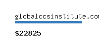 globalccsinstitute.com Website value calculator