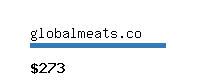 globalmeats.co Website value calculator