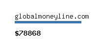 globalmoneyline.com Website value calculator