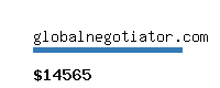 globalnegotiator.com Website value calculator