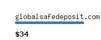 globalsafedeposit.com Website value calculator