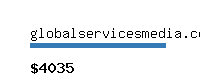 globalservicesmedia.com Website value calculator