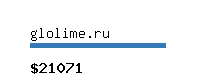 glolime.ru Website value calculator