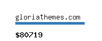 gloriathemes.com Website value calculator