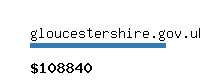 gloucestershire.gov.uk Website value calculator