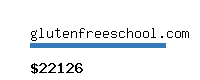 glutenfreeschool.com Website value calculator