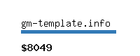 gm-template.info Website value calculator