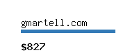 gmartell.com Website value calculator