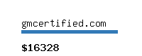 gmcertified.com Website value calculator