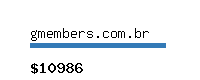 gmembers.com.br Website value calculator