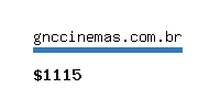 gnccinemas.com.br Website value calculator