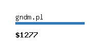 gndm.pl Website value calculator
