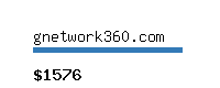 gnetwork360.com Website value calculator