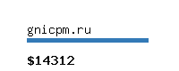 gnicpm.ru Website value calculator