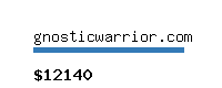 gnosticwarrior.com Website value calculator