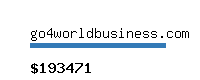 go4worldbusiness.com Website value calculator