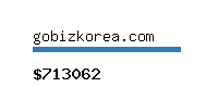 gobizkorea.com Website value calculator