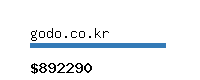 godo.co.kr Website value calculator