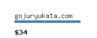 gojuryukata.com Website value calculator