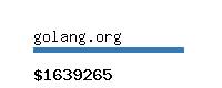 golang.org Website value calculator