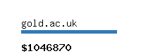gold.ac.uk Website value calculator