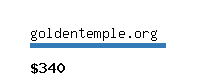 goldentemple.org Website value calculator