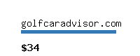 golfcaradvisor.com Website value calculator