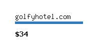 golfyhotel.com Website value calculator