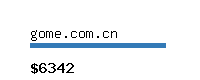 gome.com.cn Website value calculator