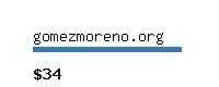 gomezmoreno.org Website value calculator