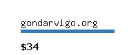 gondarvigo.org Website value calculator
