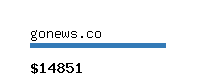 gonews.co Website value calculator