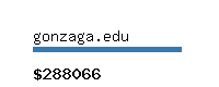 gonzaga.edu Website value calculator